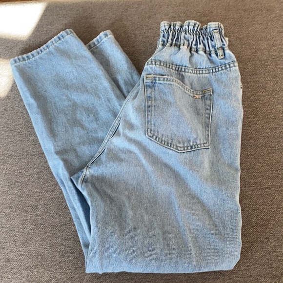 ZARA Drawstring High waisted  jeans size 2 - Picture 5 of 11